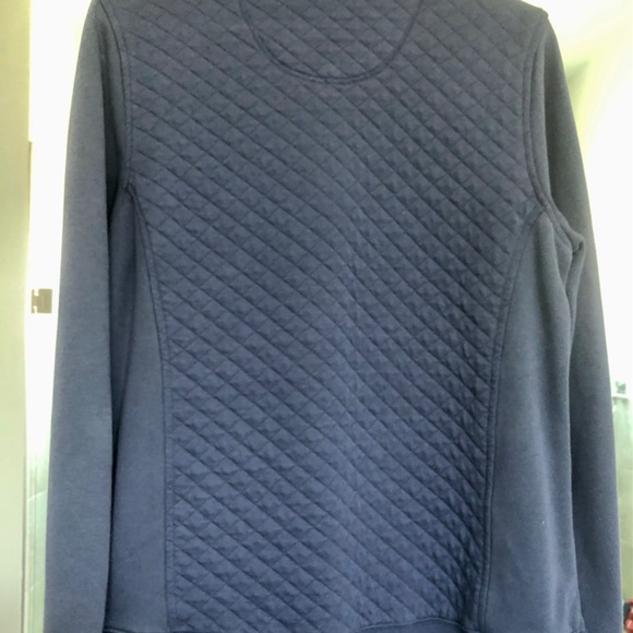 LL Bean Women’s Quilted Quarter Zip Pullover - Picture 2 of 3